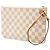 Pochette Louis Vuitton Damier Azur Neverfull Blanche - vue 2