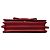 Borsa crossbody Prada Saffiano Lux Bow Wallet On Strap rossa Rosso - vista 3