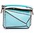 Borsa Nano Puzzle LOEWE in vitello blu