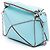 Borsa Nano Puzzle LOEWE in vitello blu - vista 2