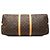 Borsa da viaggio Louis Vuitton Monogram Keepall Bandouliere 55 Marrone - vista 3