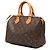 Borsa Boston Louis Vuitton Monogram Speedy 25 Marrone - vista 2