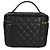 Chanel Vanity Pouch Grande in Caviar Matelassé Nero - vista 2