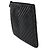 Gabrielle Chanel Black Crinkled Patent Calfskin Chevron Medium O Case Nero - vista 3