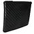 Gabrielle Chanel Black Crinkled Patent Calfskin Chevron Medium O Case Nero - vista 4