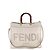 Borsa a mano 2Way Fendi Sunshine Medium in pelle Beige 8BH386