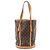 Borsa a tracolla Louis Vuitton Bucket GM Monogram Canvas in marrone M42236 Beige