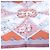 Hermès Carré 90 "LA VIE a CHEVAL" Foulard in seta Marrone x Blu - vista 5