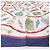 Hermès Carré 90 "Qu'importe le Flacon"
Foulard in seta Navy x White Blu navy - vista 6
