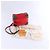 Borsa a tracolla Louis Vuitton Venice Miroir Vernis Leather in rosso M52473 - vista 12