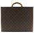 Borsa Boston Louis Vuitton President Trunk Marrone