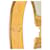 Hermès Bracciale Rigido Hermes Click H PM Bianco D'oro - vista 4