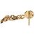 Louis Vuitton Monogram Boucle d'Oreilles Pendan Gamble Earrings D'oro - vista 4