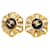 Orecchini a clip Chanel Gold Plated Coco Mark D'oro