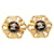 Orecchini a clip Chanel Gold Plated Coco Mark D'oro - vista 2