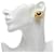 Orecchini a clip Chanel Gold Plated Coco Mark D'oro - vista 5
