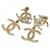 Orecchini a bottone Chanel Coco Mark D'oro - vista 2