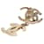 Orecchini a bottone Chanel Coco Mark D'oro - vista 3