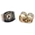 Orecchini a bottone Chanel Coco Mark D'oro - vista 4