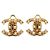 Orecchini a clip Chanel Coco Mark placcati oro D'oro