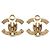 Orecchini a clip Chanel Coco Mark placcati oro D'oro - vista 2