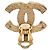 Orecchini a clip Chanel Coco Mark placcati oro D'oro - vista 3