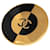 Spilla Chanel Coco Mark in nero e oro D'oro