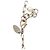 Collana con ciondolo a catena Chanel Coco Mark Nero Argento - vista 3