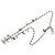 Collana con ciondolo a catena Chanel Coco Mark Nero Argento - vista 5