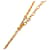 Collana a catena Chanel Coco Mark D'oro Arancione - vista 4