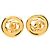 Timeless Orecchini a clip Chanel Vintage Coco Mark D'oro