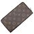 Louis Vuitton Monogram Lange Geldbörse Silber Monogramm - Ansicht 2