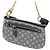Louis Vuitton Mini Pochette Accessoires Negro Azul marino Monograma