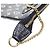 Louis Vuitton Mini Pochette Accessoires Negro Azul marino Monograma - vista 7