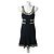 Blumarine Minikleid mit Blumenprint Schwarz Mehrfarben