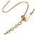 Collana a catena a sfere Chanel Coco Mark Nero D'oro - vista 4