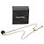 Collana a catena a sfere Chanel Coco Mark Nero D'oro - vista 6