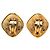 Orecchini a clip placcati oro Chanel D'oro - vista 2