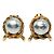 Orecchini a clip placcati oro Chanel D'oro