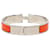Hermès Bracciale con Charms Hermes Click H PM Argento Arancione - vista 3