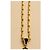 Dolce & Gabbana Collana con Pendente a Croce Oro e Cristalli Neri Nero D'oro - vista 6
