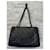 Saco Tote Acolchoado Chanel Couro Preto - vista 10