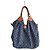 Speedy Borsa Louis Vuitton Denim Monogram Hobo Blu