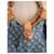 Speedy Borsa Louis Vuitton Denim Monogram Hobo Blu - vista 10