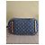 Speedy Borsa Louis Vuitton Denim Monogram Hobo Blu - vista 6