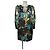 Vestido Marni de seda y lana con estampado abstracto Castaño Negro Azul Verde Amarillo