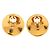 Pendientes de clip Chanel Coco Mark con motivo de flores Negro Roja Dorado - vista 2