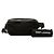 Borsa Sling Saint Laurent in tela e pelle nera Nero - vista 7
