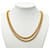 Collana lunga a catena vintage Chanel Coco Mark D'oro
