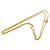 Collana lunga a catena vintage Chanel Coco Mark D'oro - vista 2